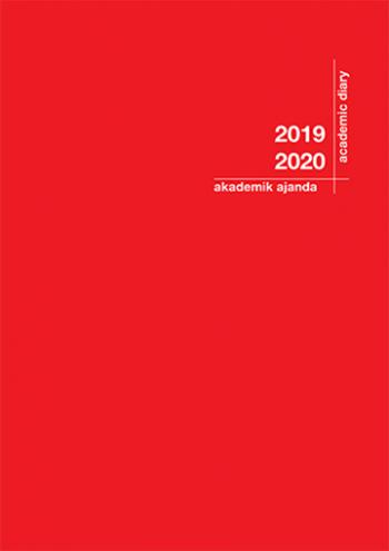 2019-2020 AKADEMİK AJANDA 21x29cm - KIRMIZI