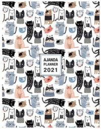 2021 Haftalık Ajanda FAT CATS - YENİ